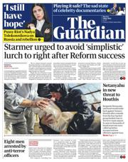 The Guardian front page for 5 May 2025
