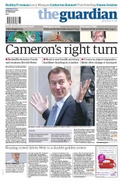 The Guardian (UK) Newspaper Front Page for 5 September 2012
