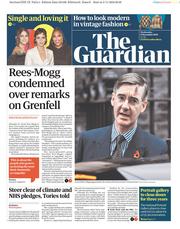 The Guardian (UK) Newspaper Front Page for 6 November 2019
