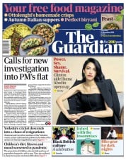 The Guardian (UK) Newspaper Front Page for 6 November 2021
