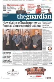 The Guardian (UK) Newspaper Front Page for 6 December 2016