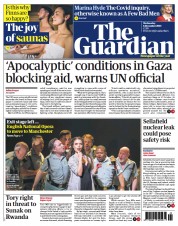 The Guardian front page for 6 December 2023