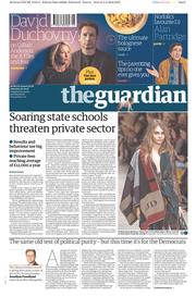 The Guardian (UK) Newspaper Front Page for 6 February 2016