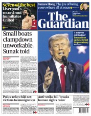 The Guardian (UK) Newspaper Front Page for 6 March 2023