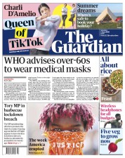 The Guardian (UK) Newspaper Front Page for 6 June 2020