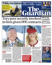 The Guardian (UK) Newspaper Front Page for 7 January 2022