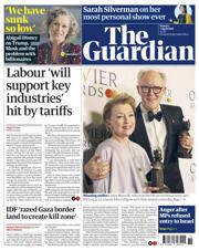 The Guardian front page for 7 April 2025