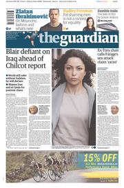 The Guardian (UK) Newspaper Front Page for 7 June 2016