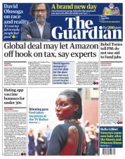 The Guardian (UK) Newspaper Front Page for 7 June 2021