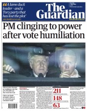 The Guardian (UK) Newspaper Front Page for 7 June 2022
