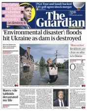 The Guardian front page for 7 June 2023