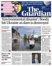 The Guardian (UK) Newspaper Front Page for 7 June 2023