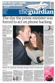 The Guardian (UK) Newspaper Front Page for 7 July 2011