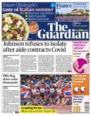 The Guardian (UK) Newspaper Front Page for 7 August 2021