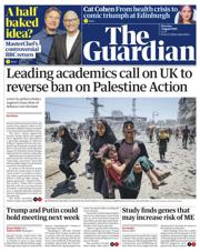 The Guardian front page for 7 August 2025