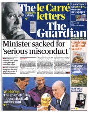 The Guardian (UK) Newspaper Front Page for 8 October 2022