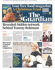 The Guardian (UK) Newspaper Front Page for 8 December 2018