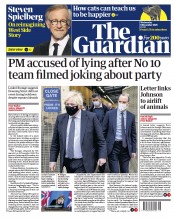 The Guardian (UK) Newspaper Front Page for 8 December 2021