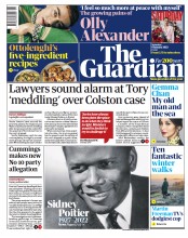 The Guardian (UK) Newspaper Front Page for 8 January 2022