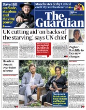 The Guardian (UK) Newspaper Front Page for 8 March 2021