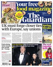 The Guardian front page for 8 March 2025