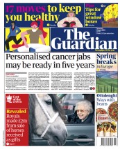 The Guardian (UK) Newspaper Front Page for 8 April 2023
