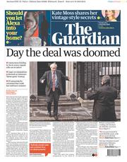 The Guardian (UK) Newspaper Front Page for 9 October 2019