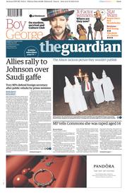 The Guardian (UK) Newspaper Front Page for 9 December 2016