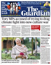 The Guardian (UK) Newspaper Front Page for 9 February 2022