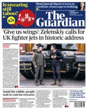 The Guardian (UK) Newspaper Front Page for 9 February 2023