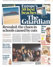The Guardian (UK) Newspaper Front Page for 9 March 2019