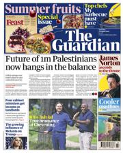 The Guardian front page for 9 August 2025