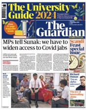 The Guardian front page for 9 September 2023