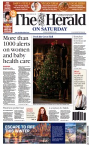 The Herald (UK) Newspaper Front Page for 10 December 2022