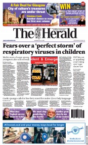 The Herald (UK) Newspaper Front Page for 10 July 2021