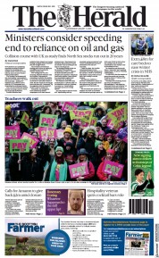 The Herald front page for 11 January 2023