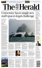 The Herald front page for 11 March 2025