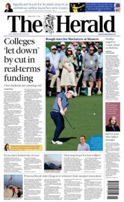 The Herald front page for 11 April 2025