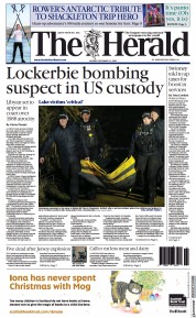 The Herald (UK) Newspaper Front Page for 12 December 2022