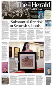 The Herald front page for 12 April 2025