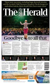 The Herald front page for 13 March 2025