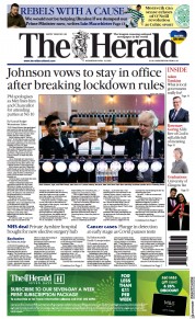 The Herald (UK) Newspaper Front Page for 13 April 2022