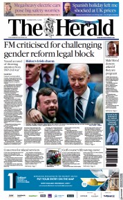 The Herald (UK) Newspaper Front Page for 13 April 2023