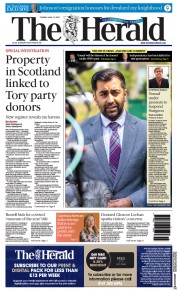 The Herald (UK) Newspaper Front Page for 13 June 2023
