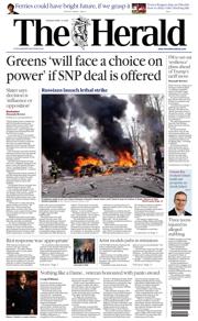 The Herald front page for 14 April 2025