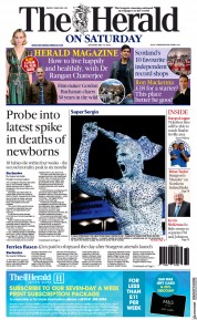 The Herald (UK) Newspaper Front Page for 14 May 2022