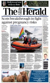 The Herald (UK) Newspaper Front Page for 14 July 2023