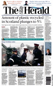 The Herald (UK) Newspaper Front Page for 15 November 2023