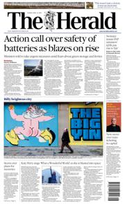 The Herald front page for 15 April 2025