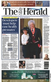 The Herald front page for 16 March 2023